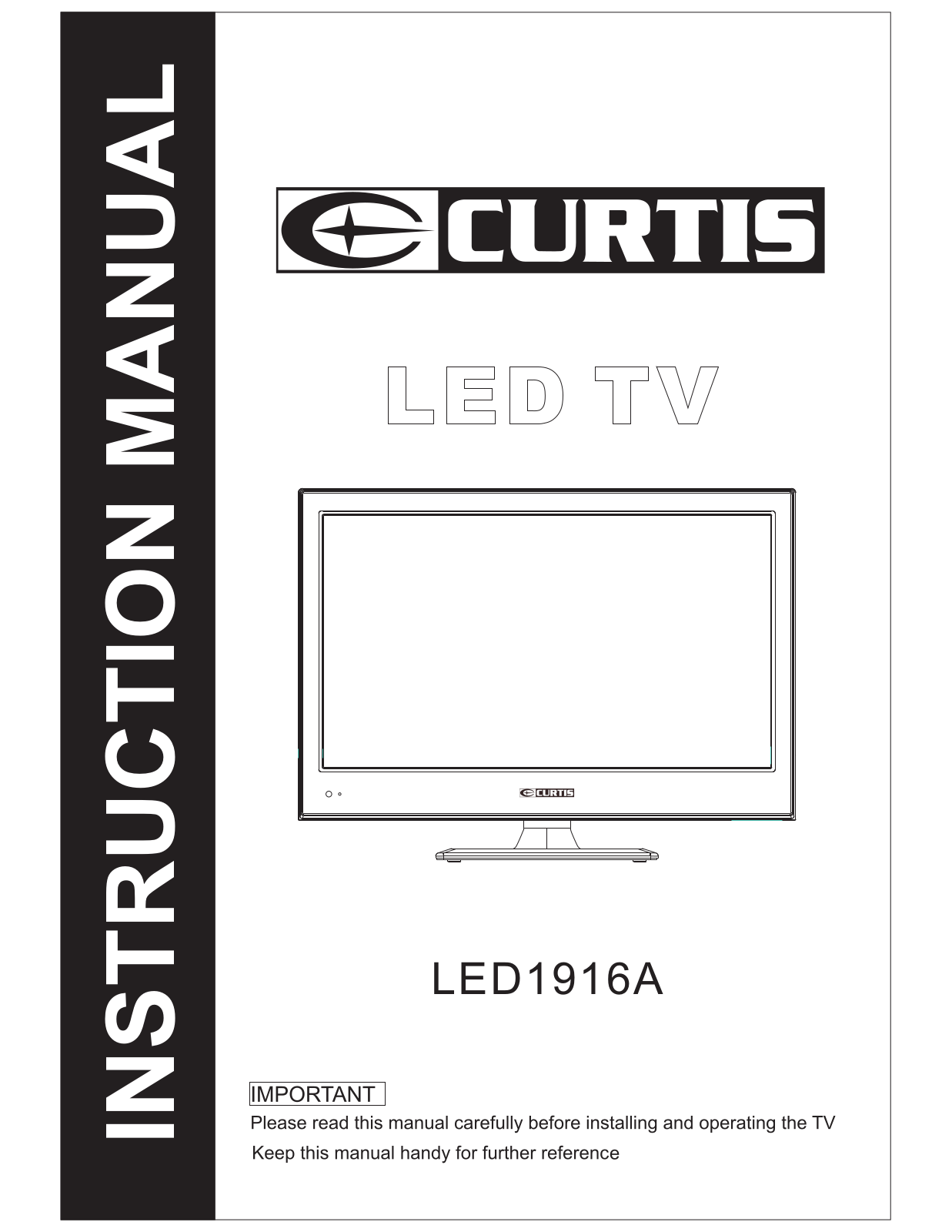 Curtis LED1916A User Manual