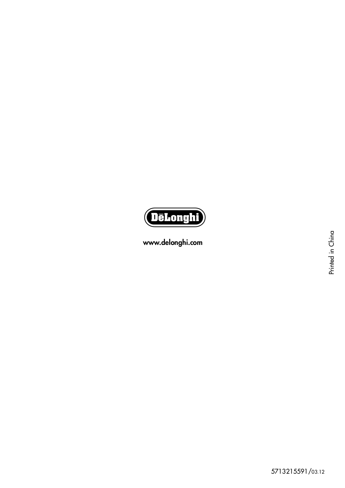 DeLonghi COFFEE MAKER TYPE BAR 32 User Manual