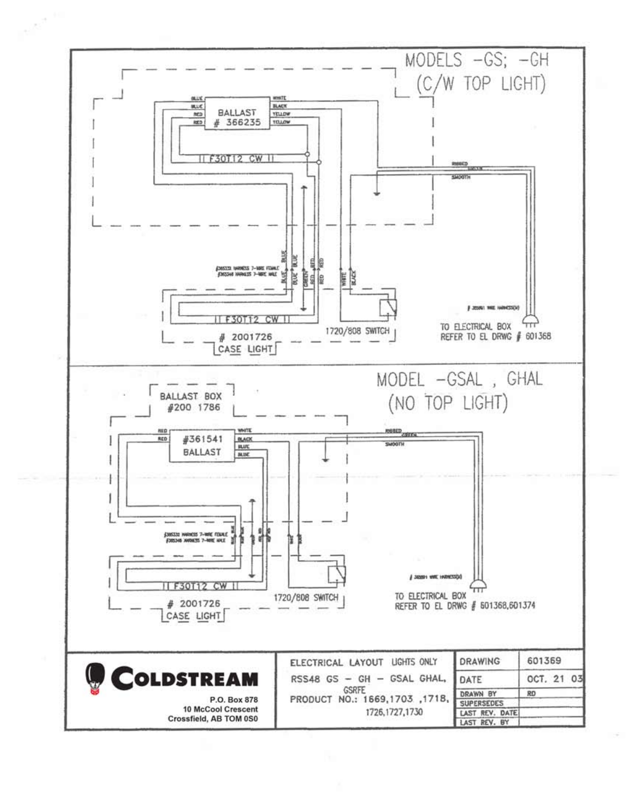 Cold Stream RSS48GSRFE User Manual