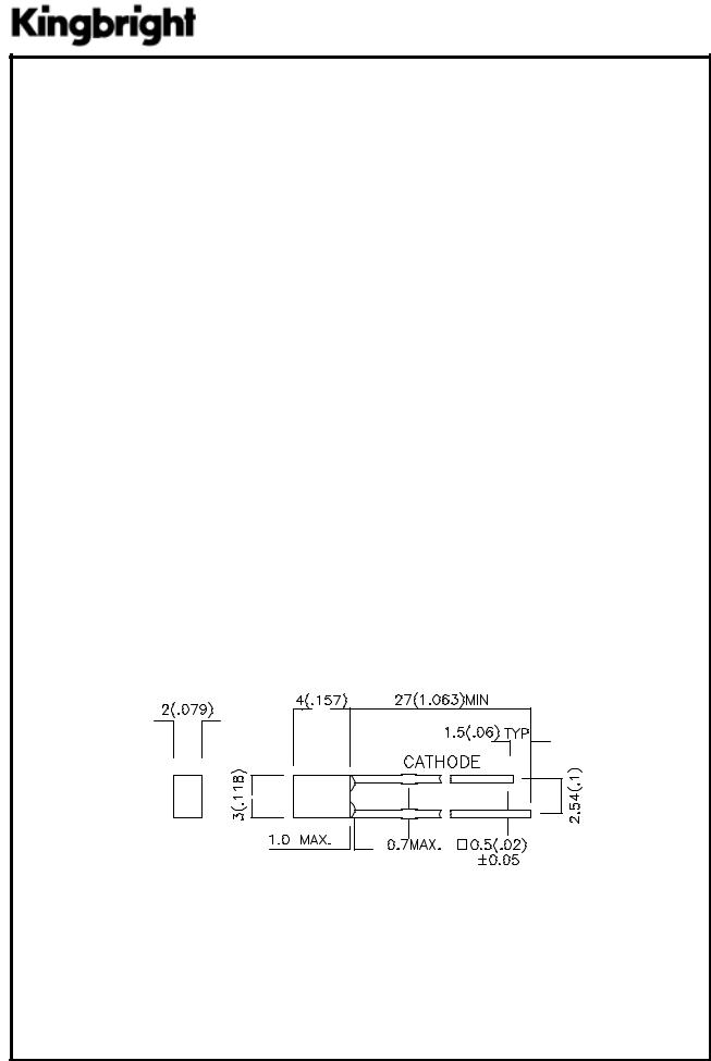 KINGBRIGHT L-914HD, L-914HT, L-914ID, L-914IT, L-914ED Service Manual