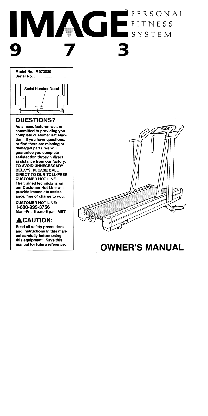 Image IM973030 Owner's Manual