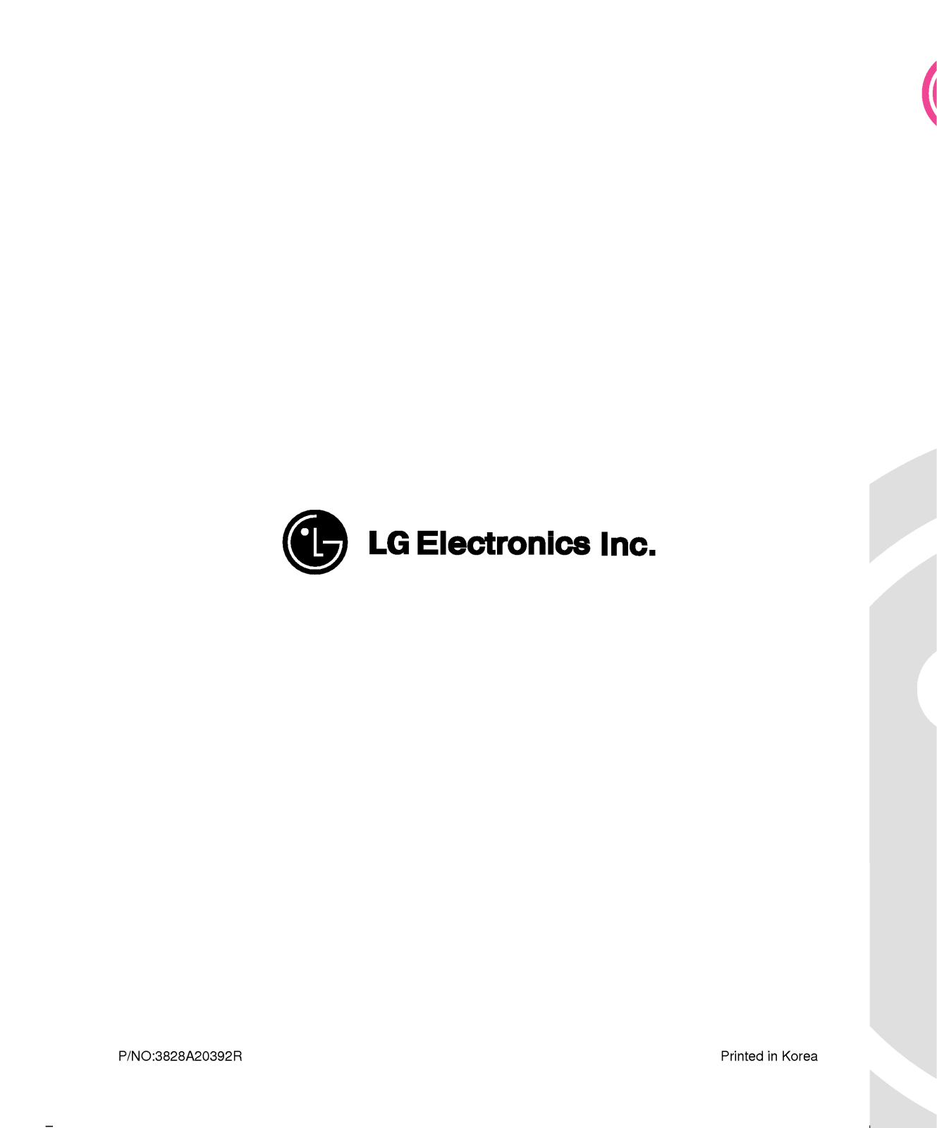 Lg LWC186MEMM3 User Manual