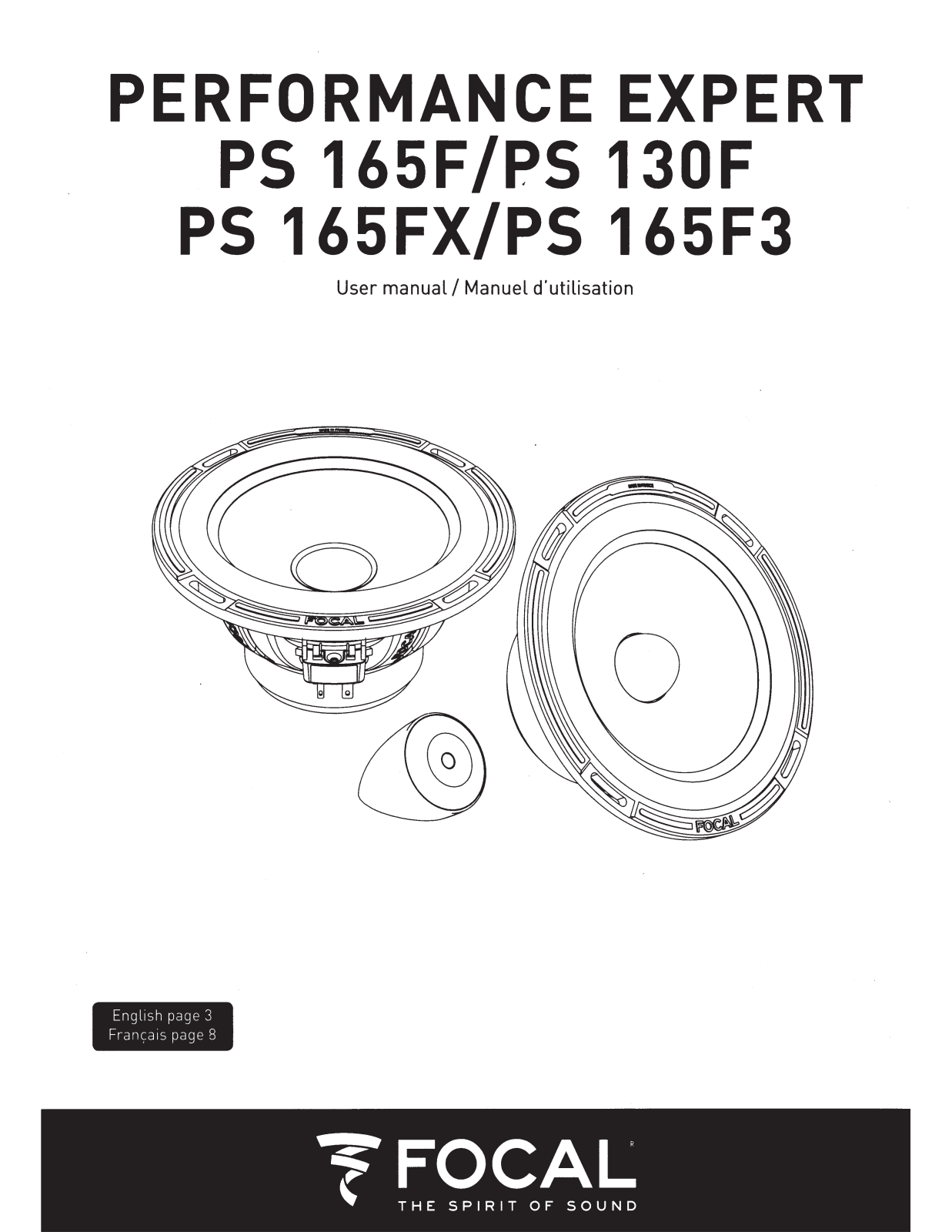 Focal PS 165F, PS 165FX, PS 130F, PS 165F3 User Manual - ManualMachine.com