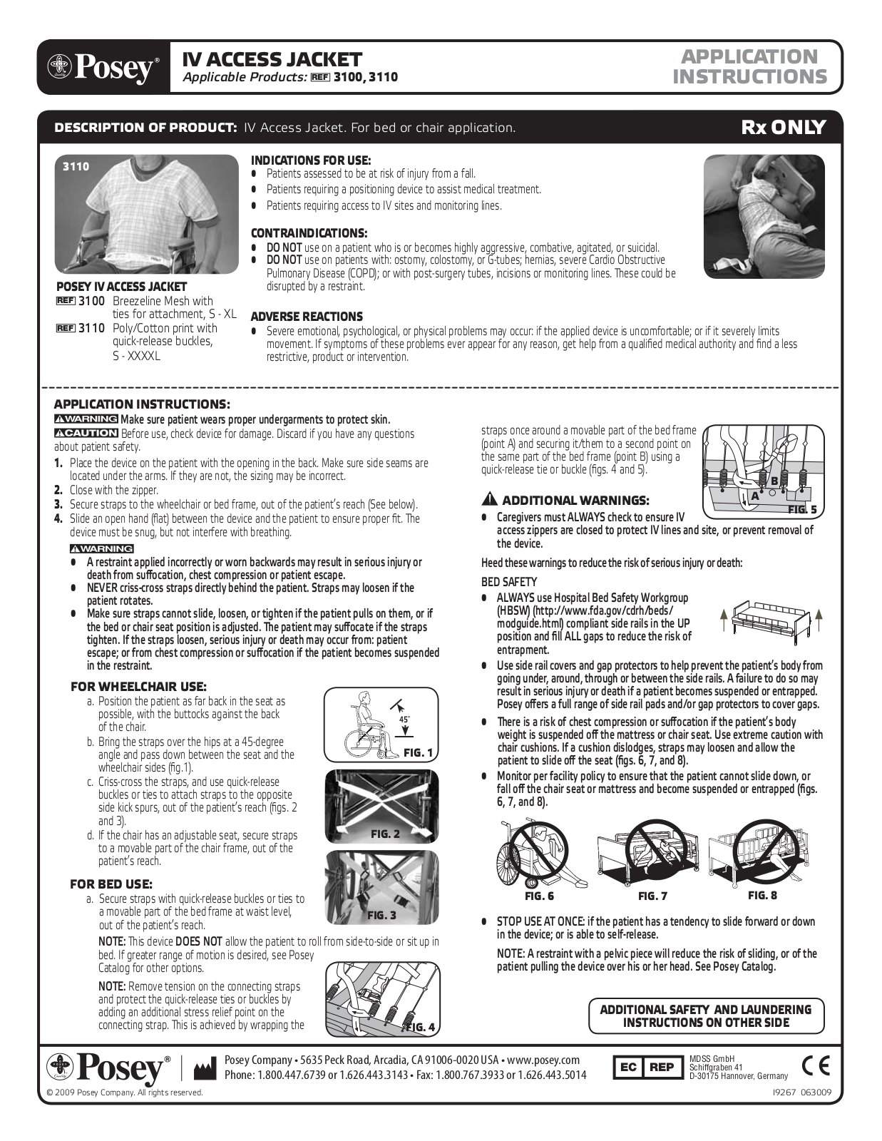 Posey IV Access Jacket User Manual