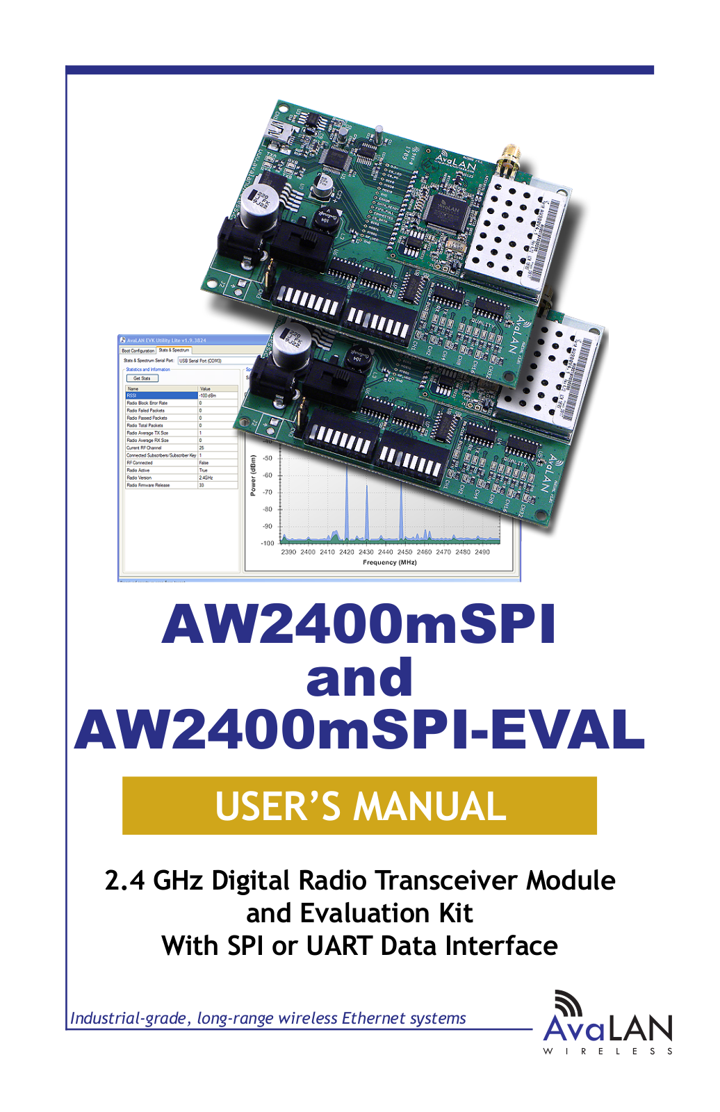 AvaLAN Wireless AW2400mSPI-10 User Manual