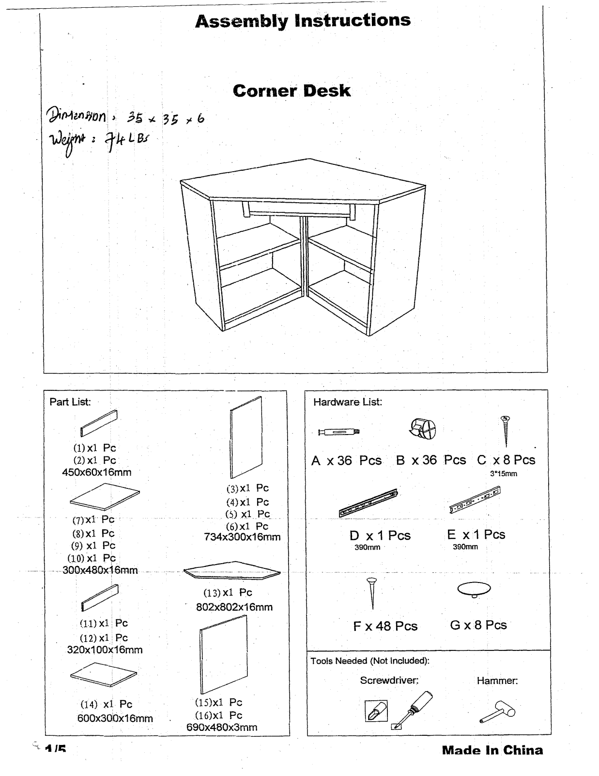 Red Barrel Studio W002079366 Assembly Instructions - ManualMachine.com