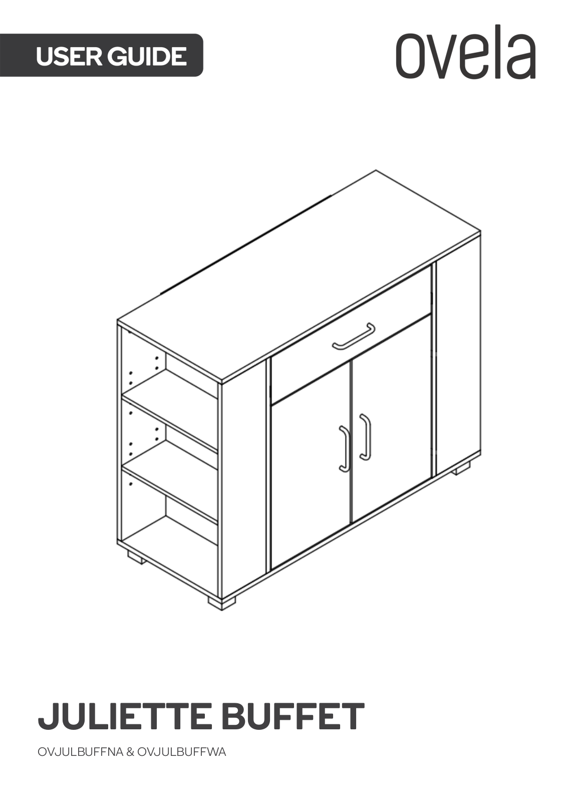 Ovela OVJULBUFFNA, OVJULBUFFWA User guide - ManualMachine.com
