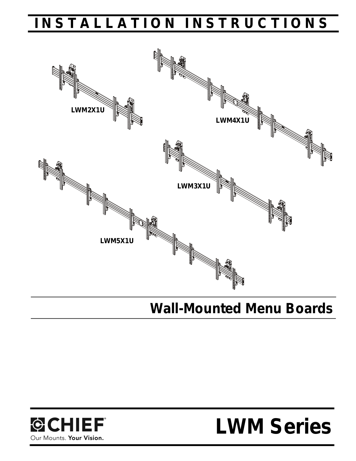 Chief LWM3X1U Users Manual