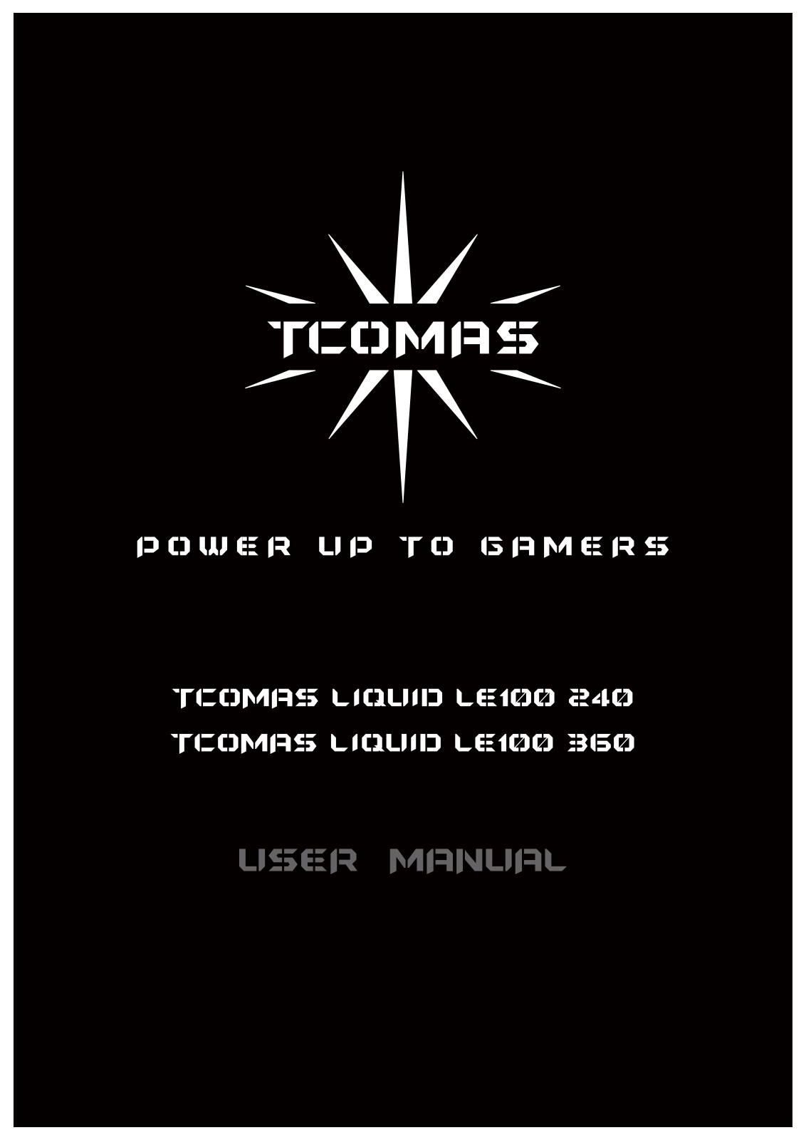 TCOMAS LE100 360, LE100 240 User guide - ManualMachine.com