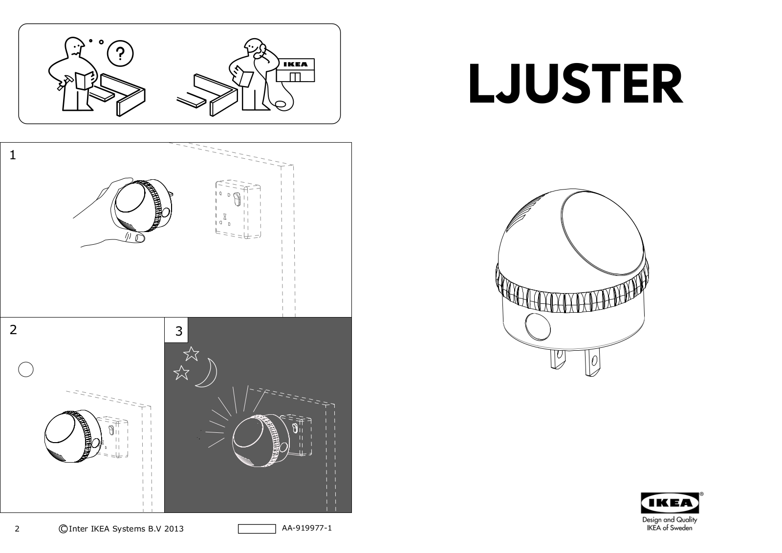 Ikea 40268756 Assembly instructions