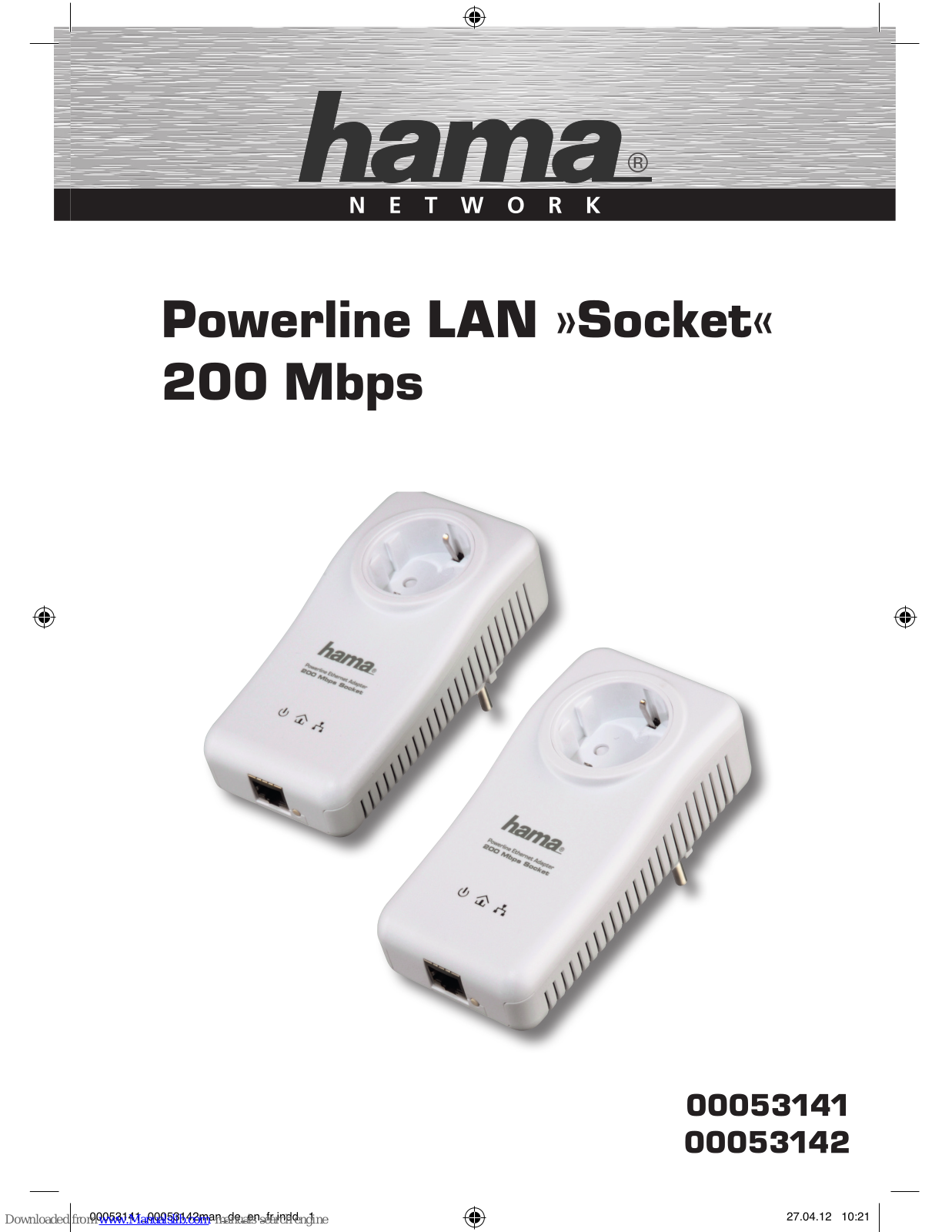 Hama 53141, 53142 Operating Instructions Manual - ManualMachine.com