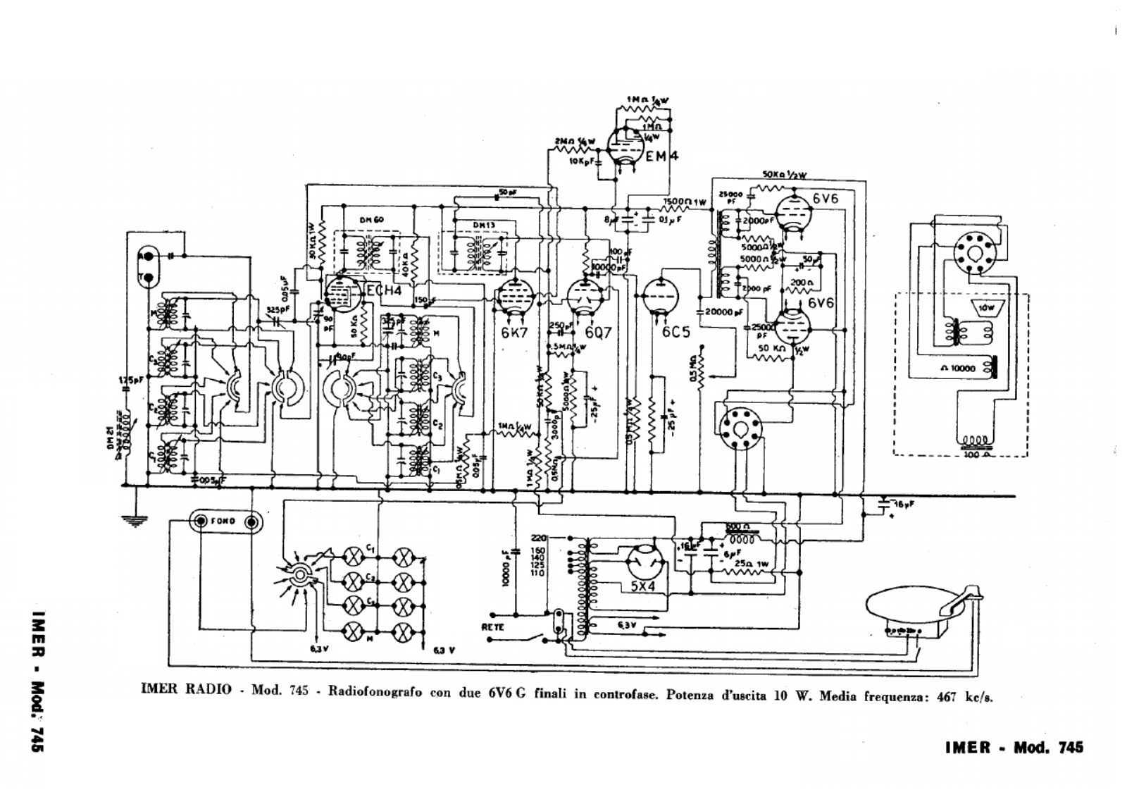 IMER 745 schematic