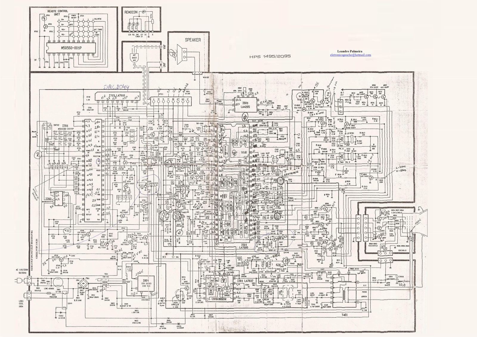 CCE HPS-2095 Diagram