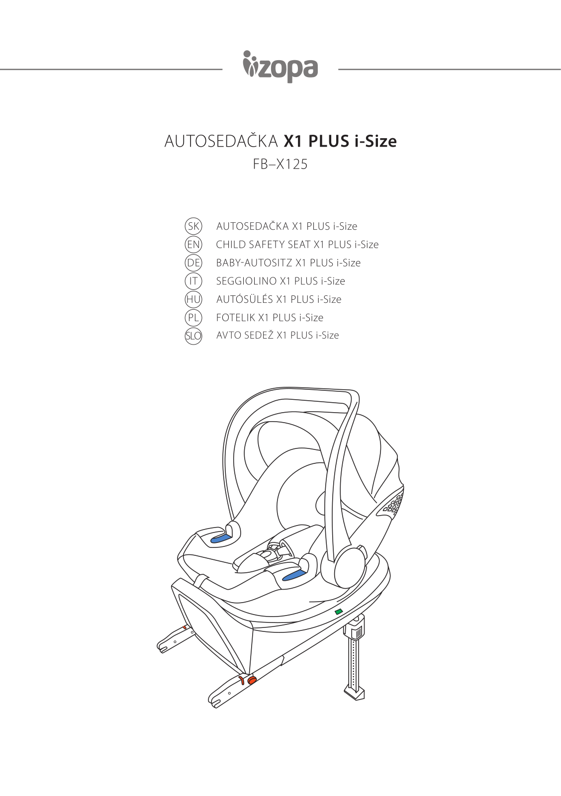 Zopa FB-X125 User Manual