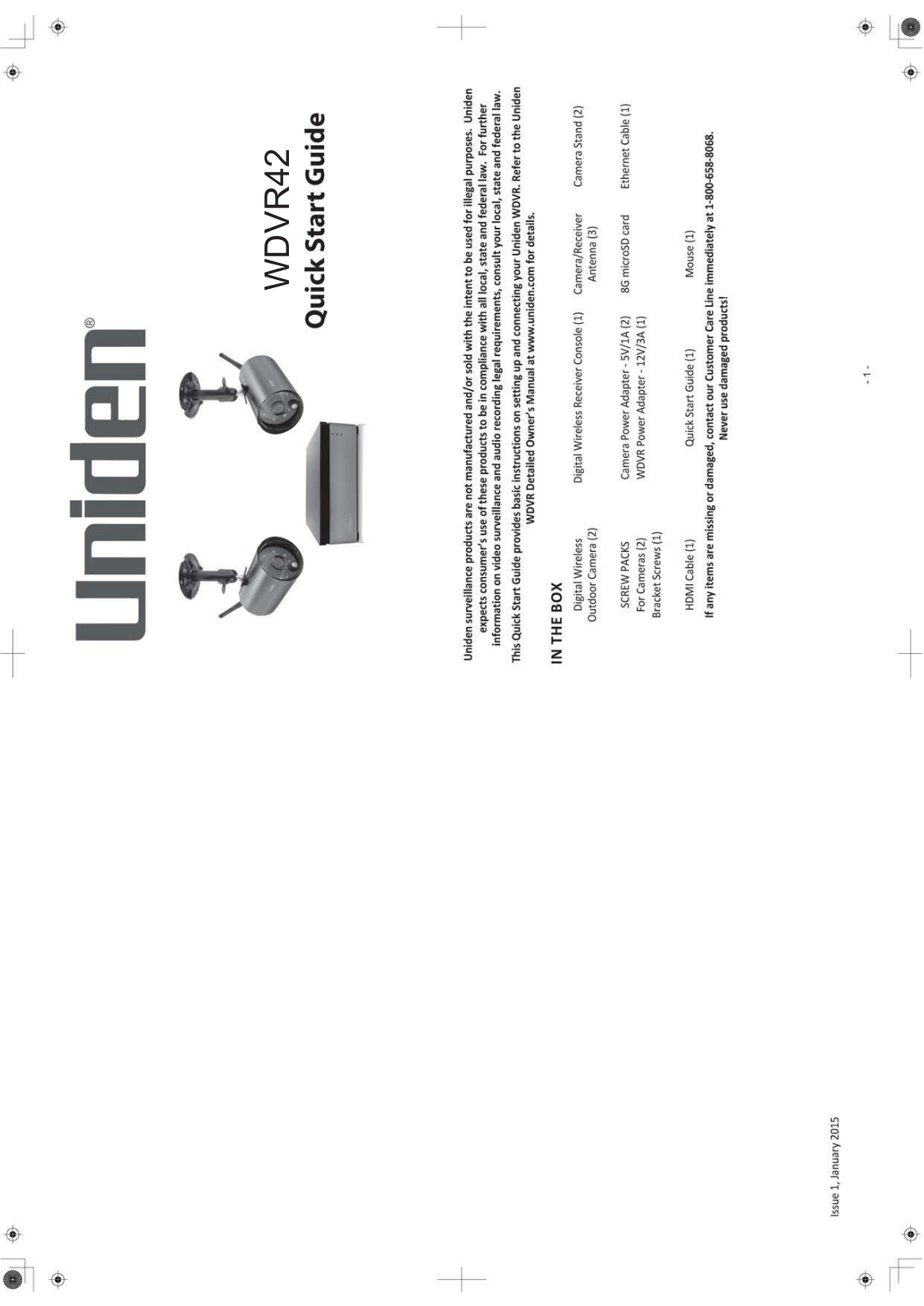 JSW Pacific WDVR42 User Manual