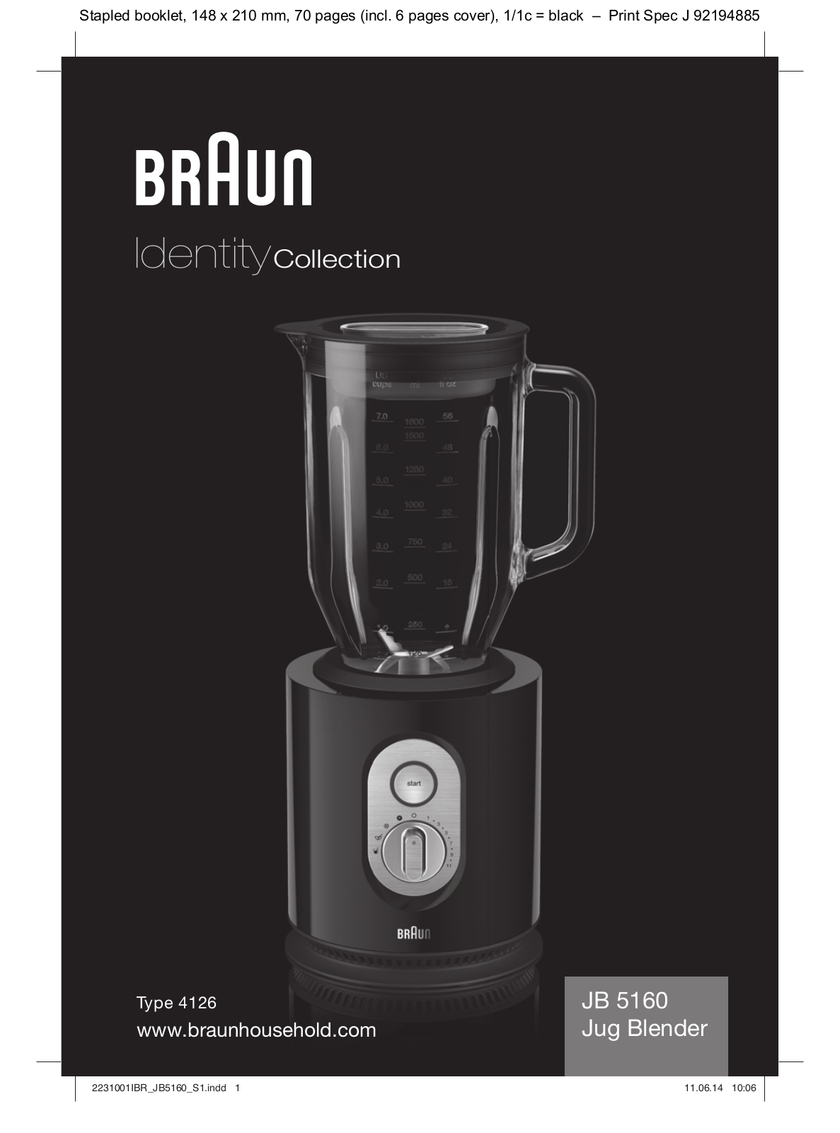 Braun JB 5160 Service Manual