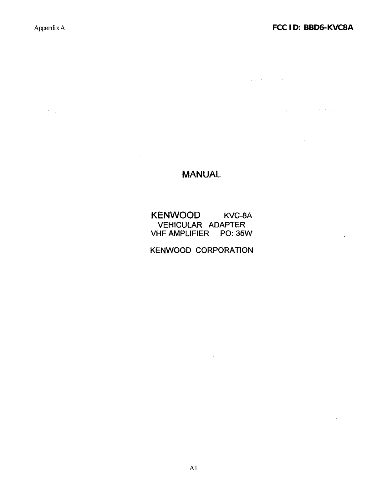 TPL Communications 3-KVC8A User Manual