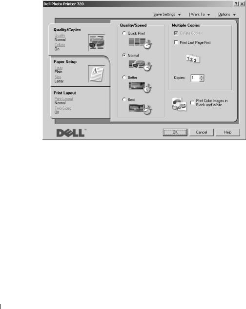 Dell PHOTO PRINTER 720 User Manual