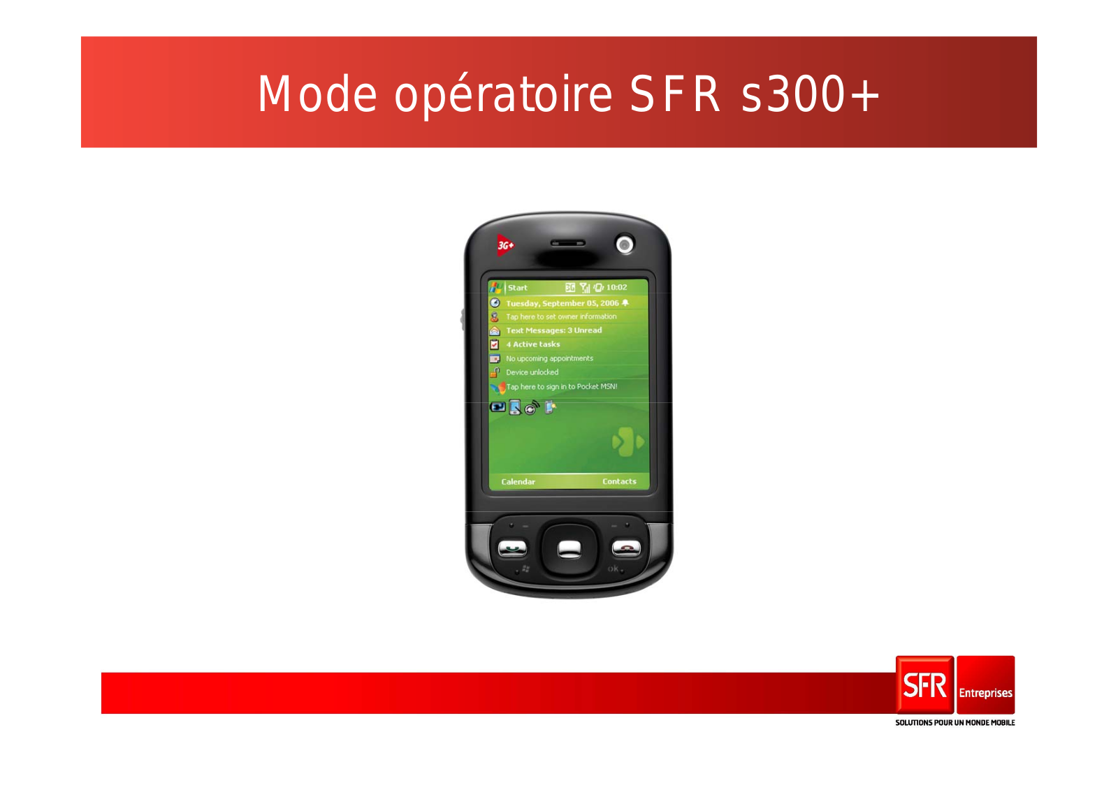 Sfr S300+ User Manual