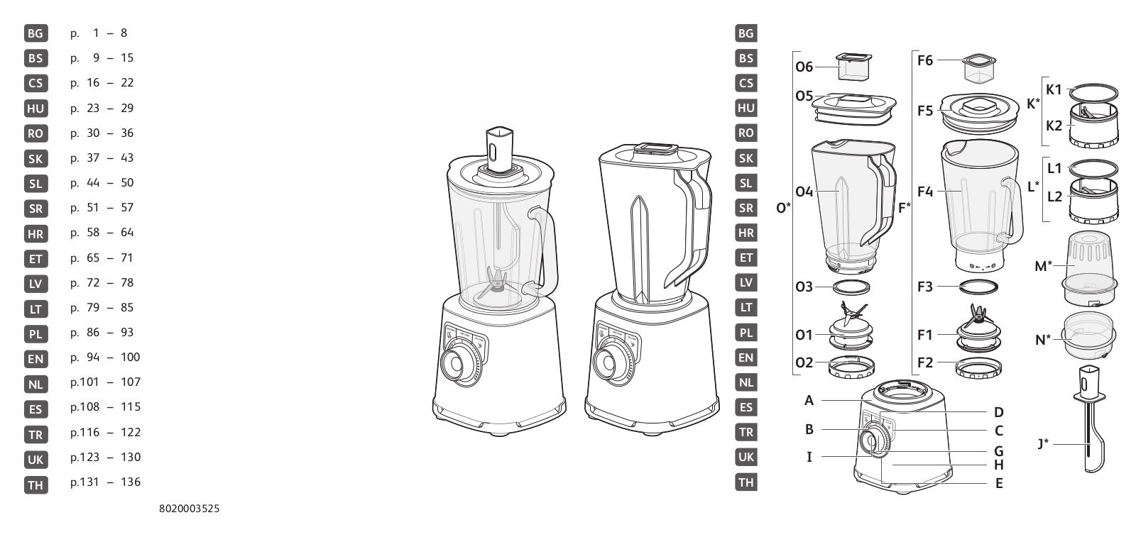 Tefal BL82AD, LM82AD10 User manual