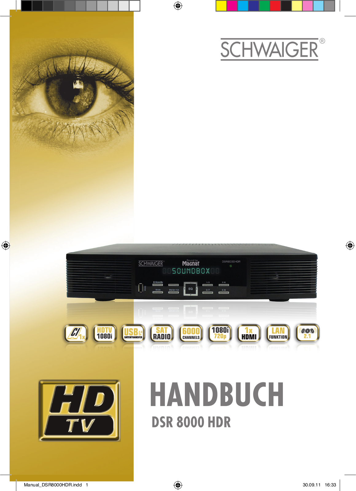 Schwaiger DSR8000HDR User guide