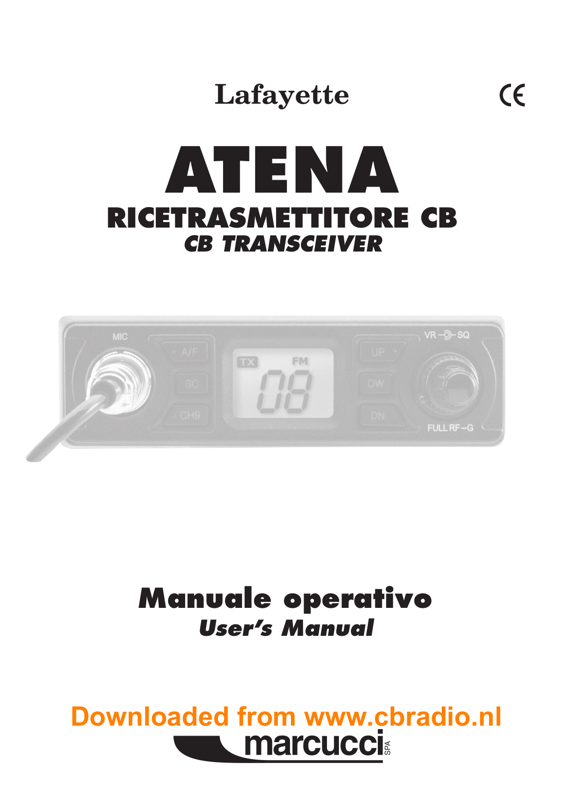 Lafayette Atena User Manual