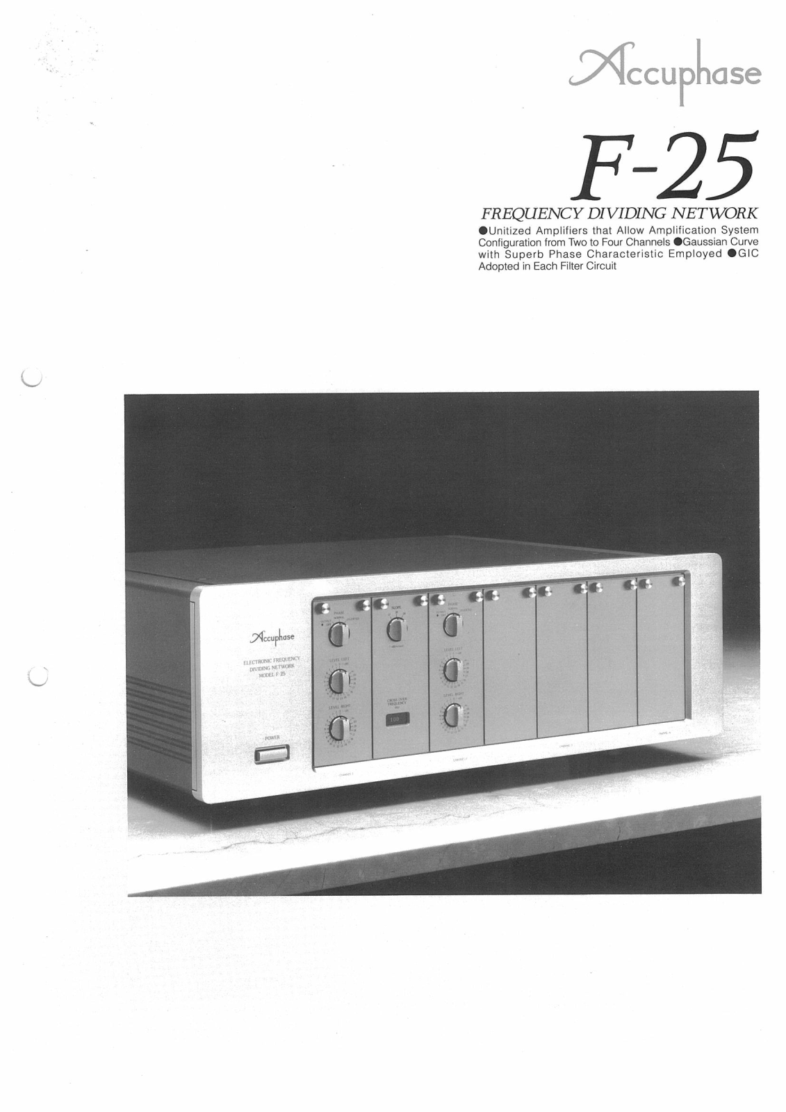 Accuphase F-25 Brochure