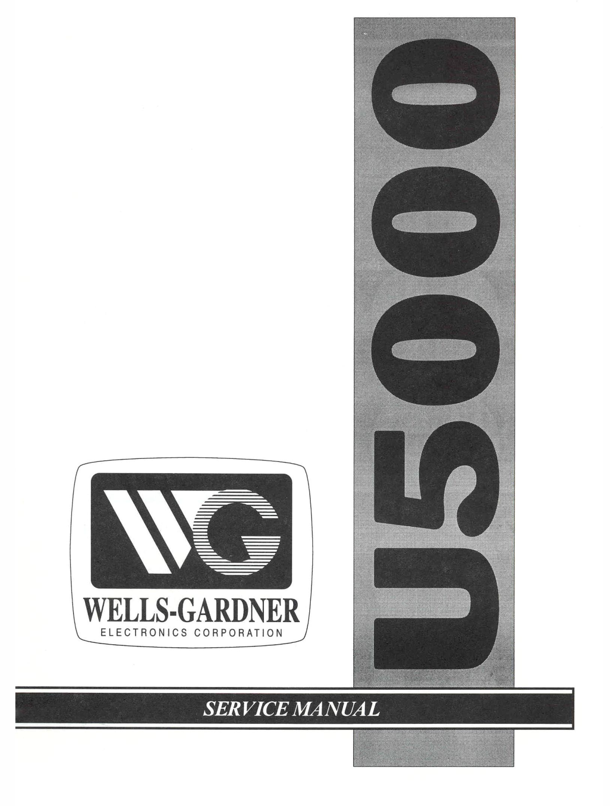 Wells Gardner U5000 Service Manual