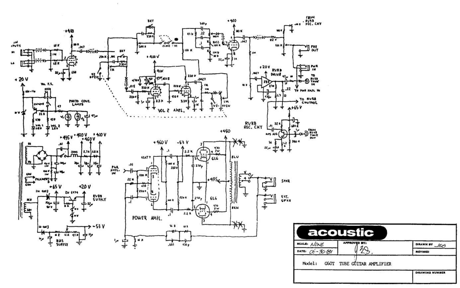 Acoustic g60t schematic