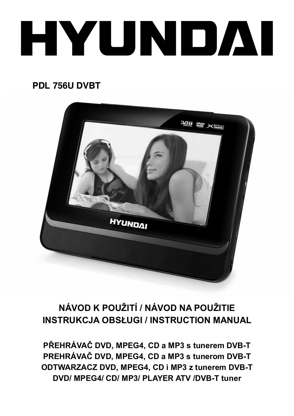 Hyundai PDL 756U DVBT User Manual