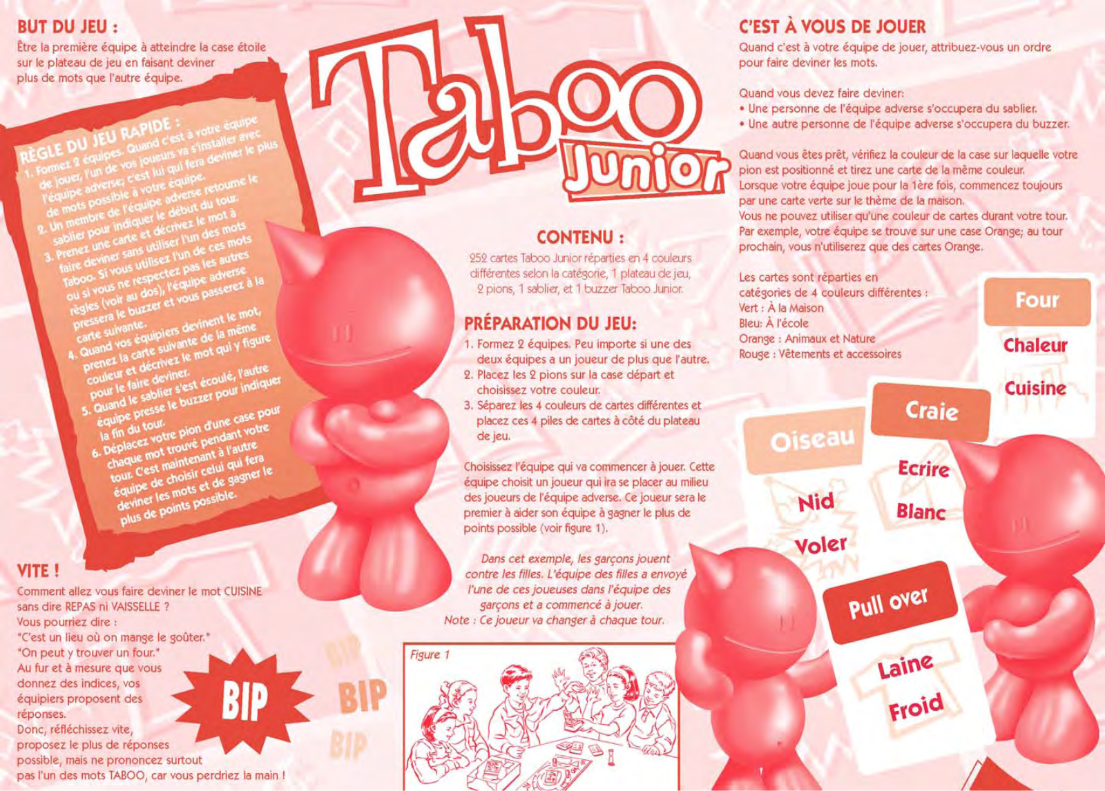 HASBRO TABOO JUNIOR User Manual