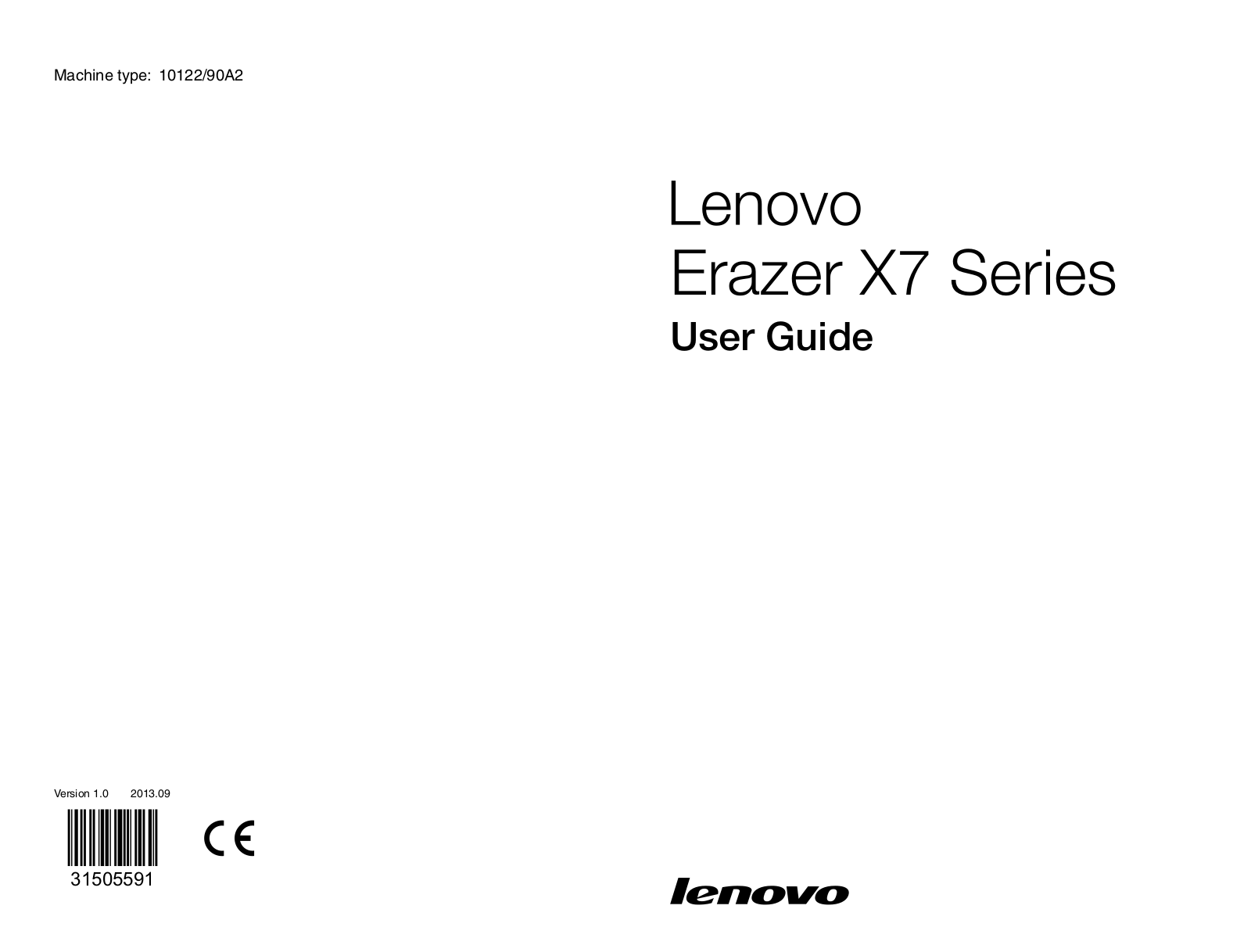 Lenovo X700 User Manual