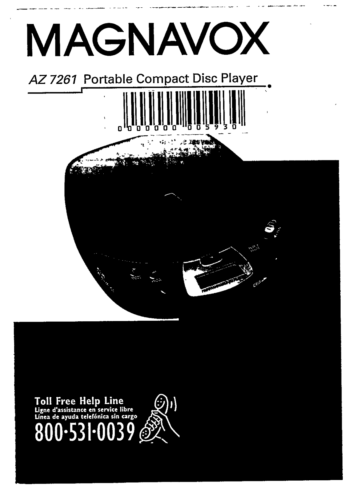 Philips AZ7261/17, AZ7261/05, AZ7261/01 User Manual