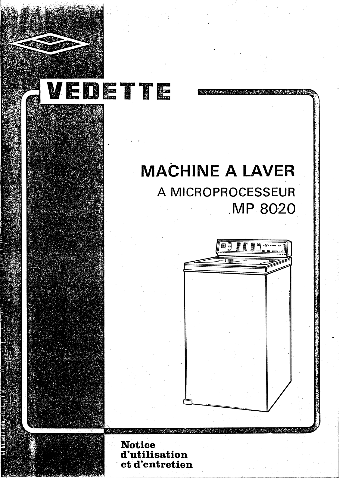 VEDETTE MP8020A, MP8020BD User Manual