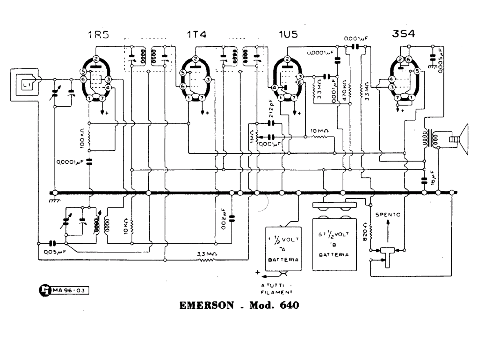 Emerson 640 schematic