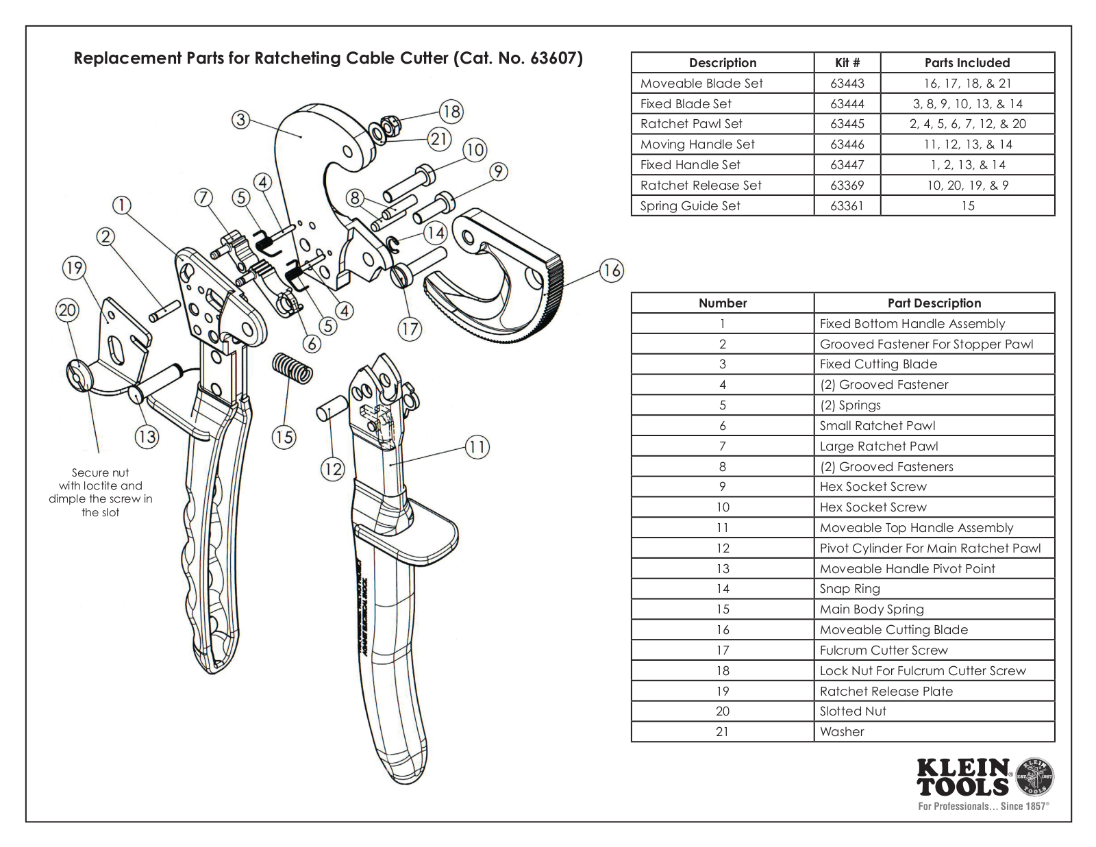 Klein 63607 Installation Manual - ManualMachine.com