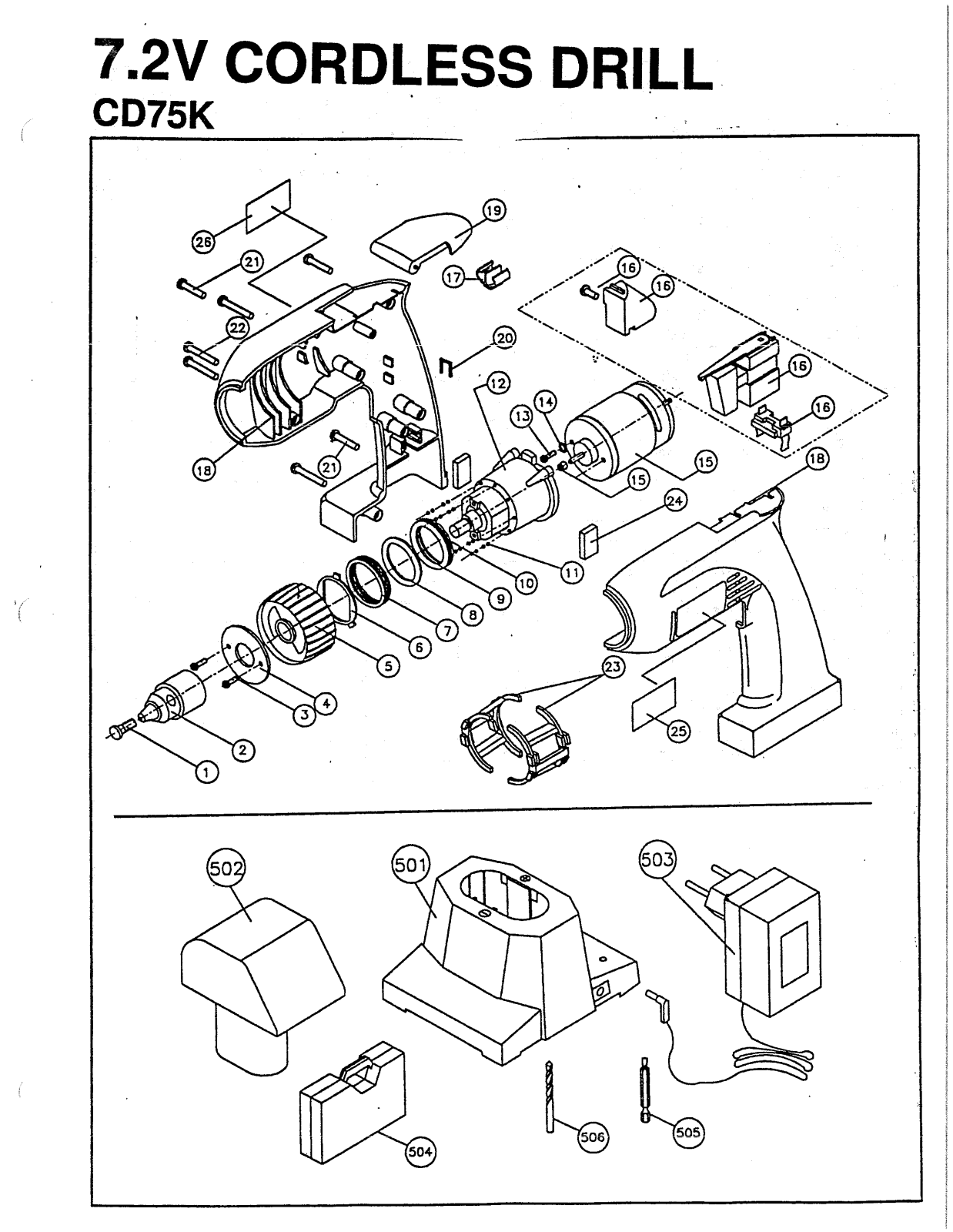 Ryobi CD75K User Manual