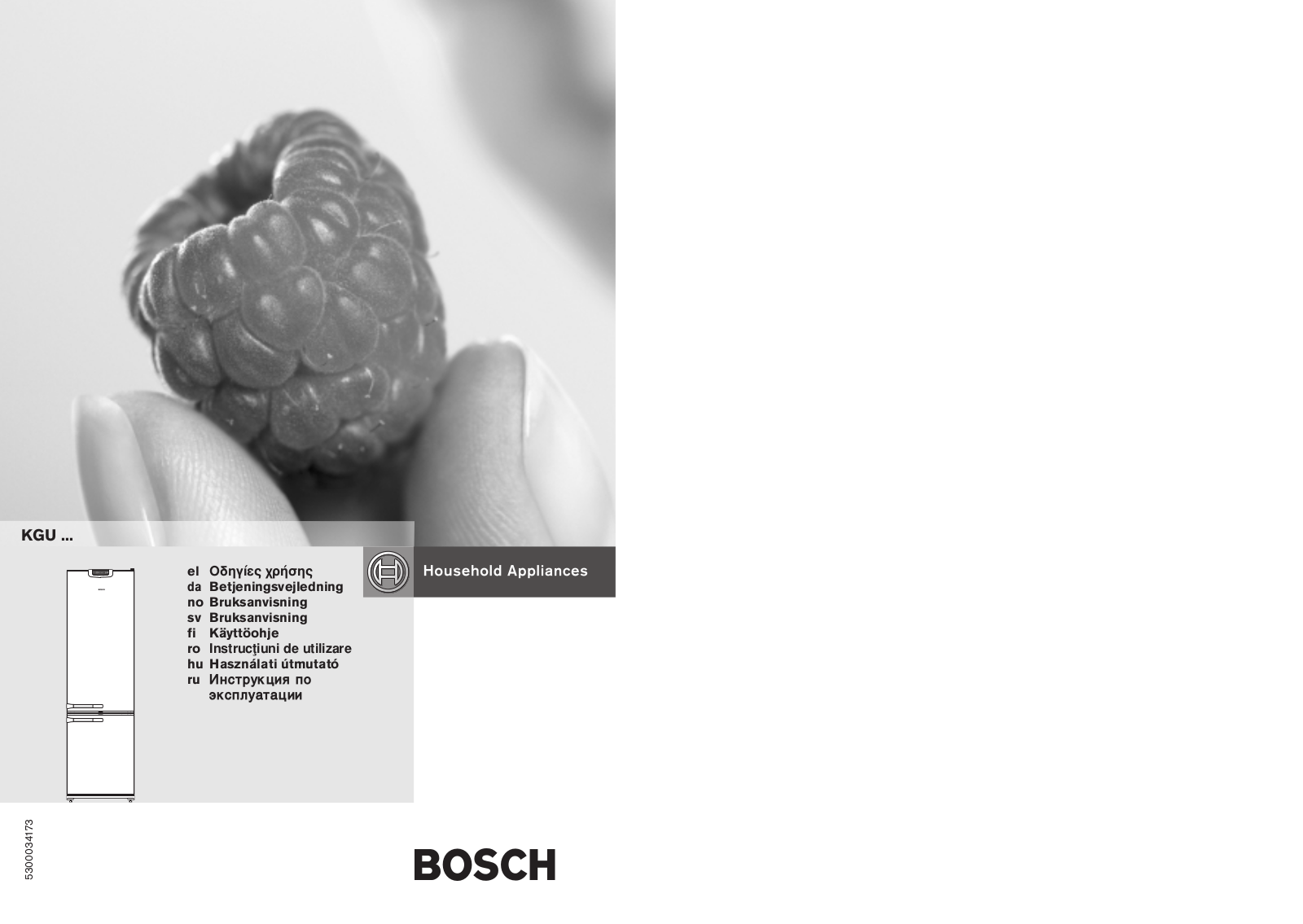 Bosch KGU 40173, KGU 40123 User Manual