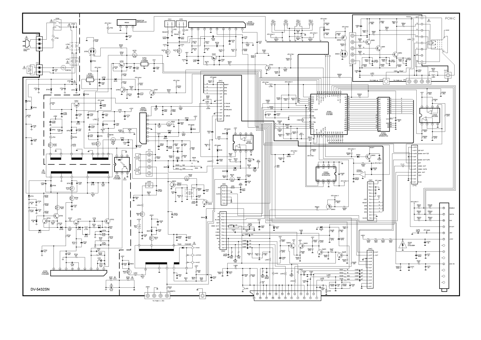 SHARP DV-5432 Service Manual