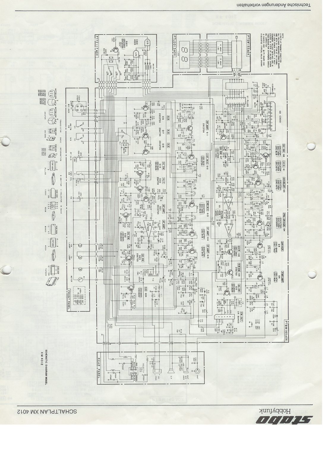 stabo xm 4012 Schematic