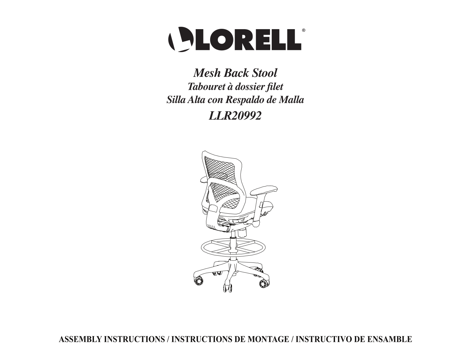 Lorell LLR20992 User Manual