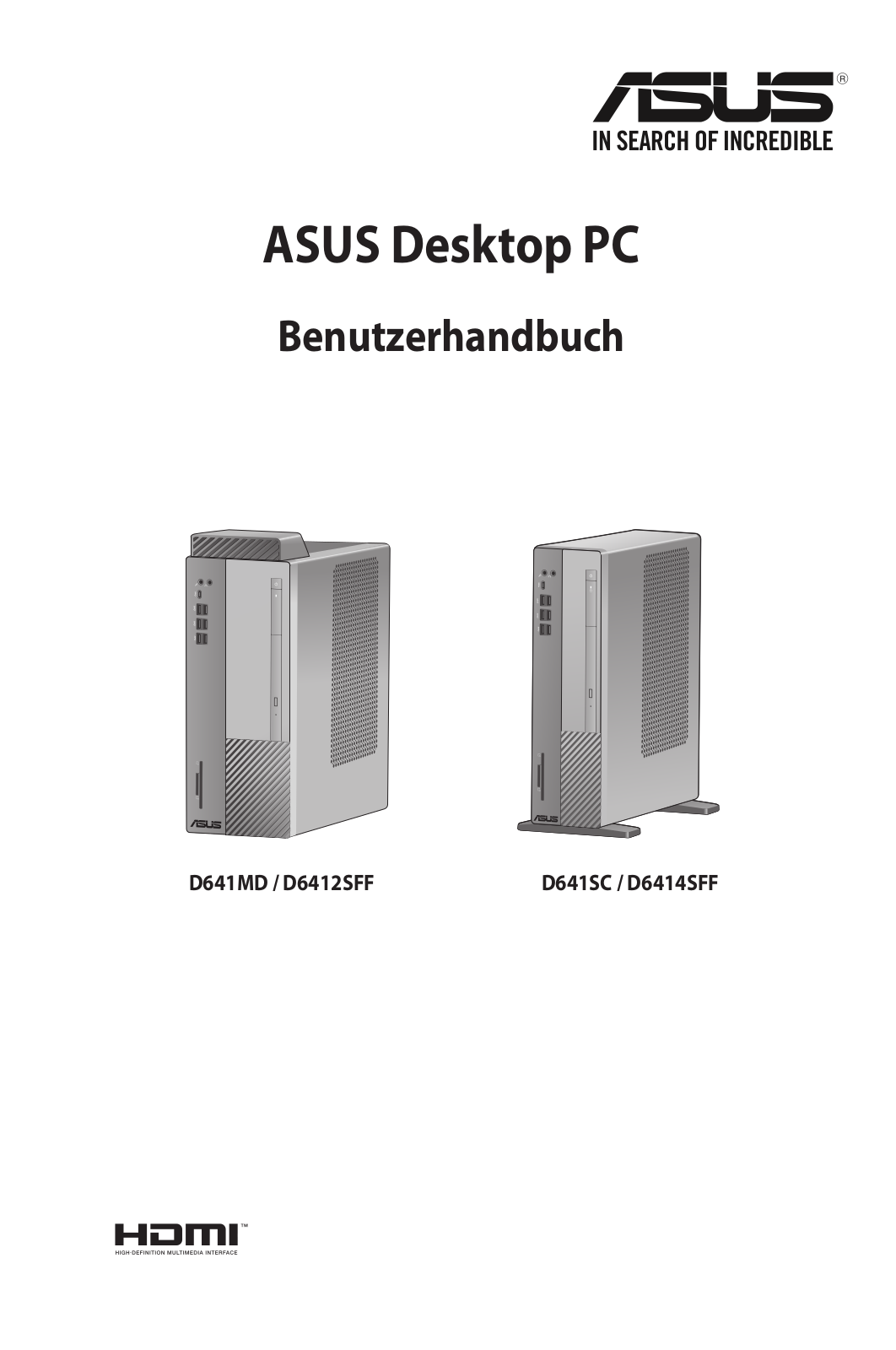 Asus S641SC User’s Manual