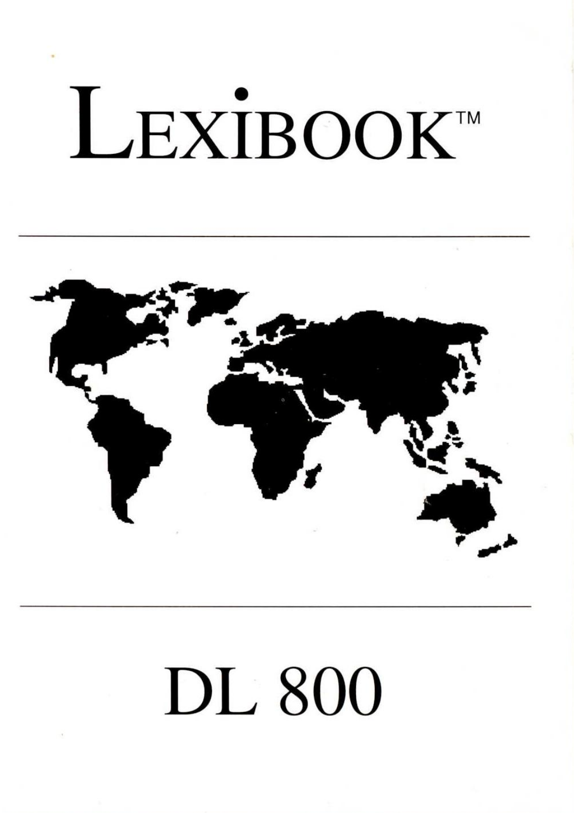 LEXIBOOK DL 800 User Manual