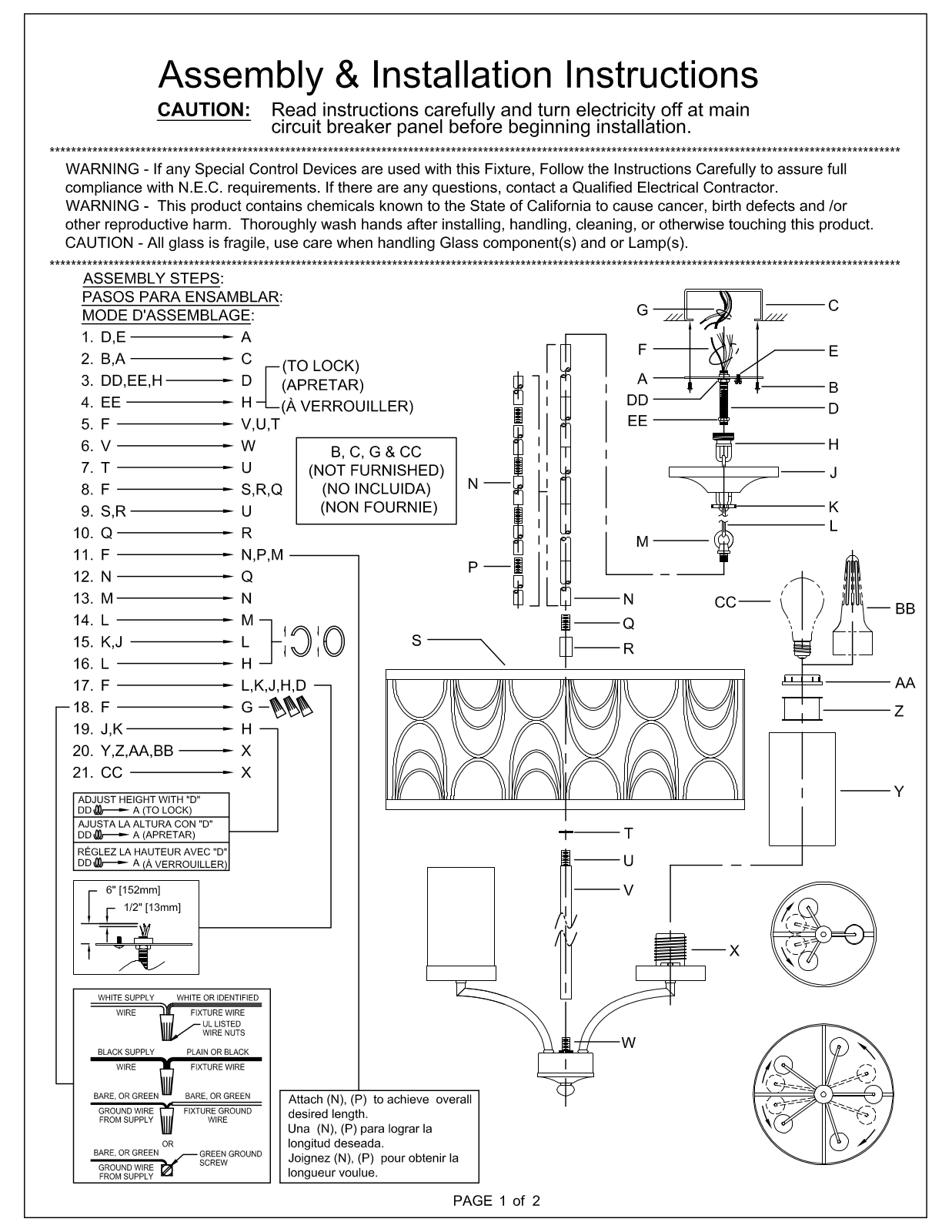 Wade Logan W007881925 Assembly & Installation Instructions - ManualMachine.com