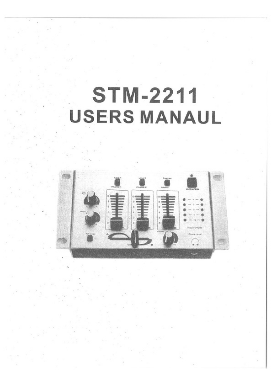 VonyX STM-2211 User guide - ManualMachine.com