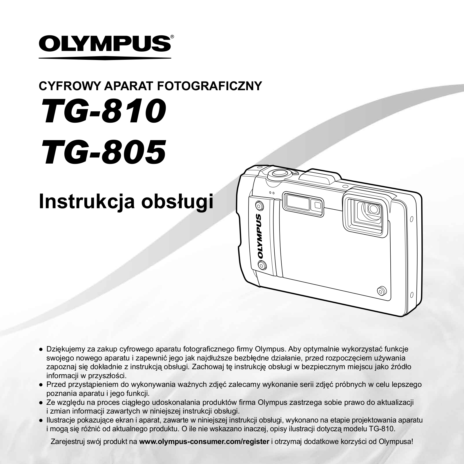 OLYMPUS TG-810 User Manual