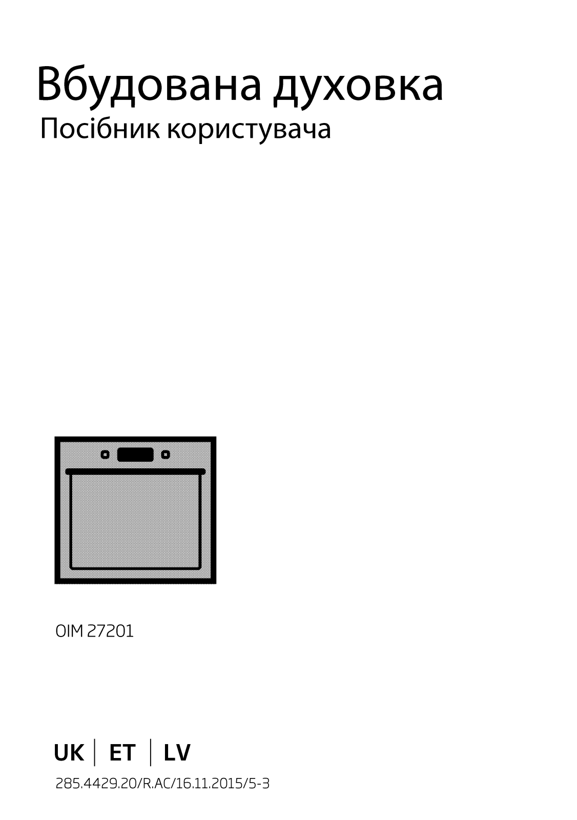 Beko OIM27201 User manual