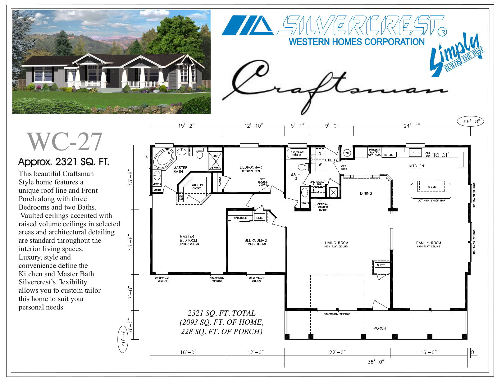 Silvercrest WC27 Floor Plan