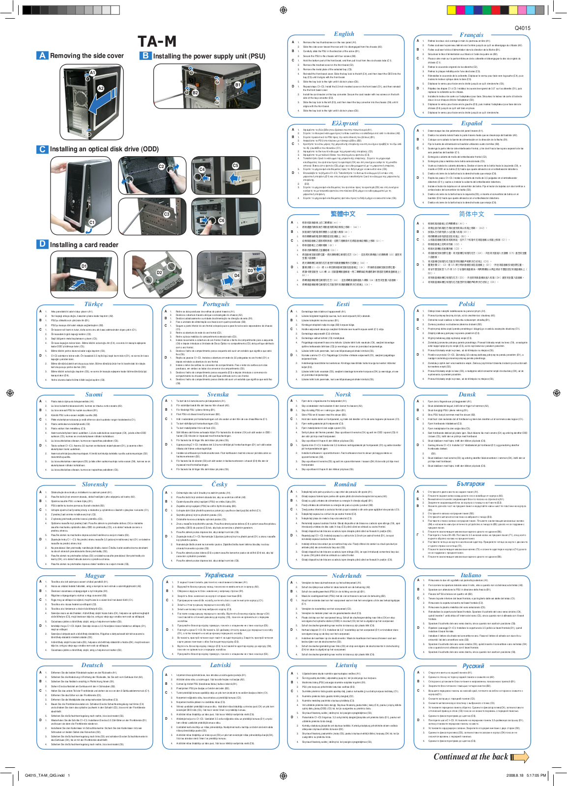 ASUS TA-M2 User Manual