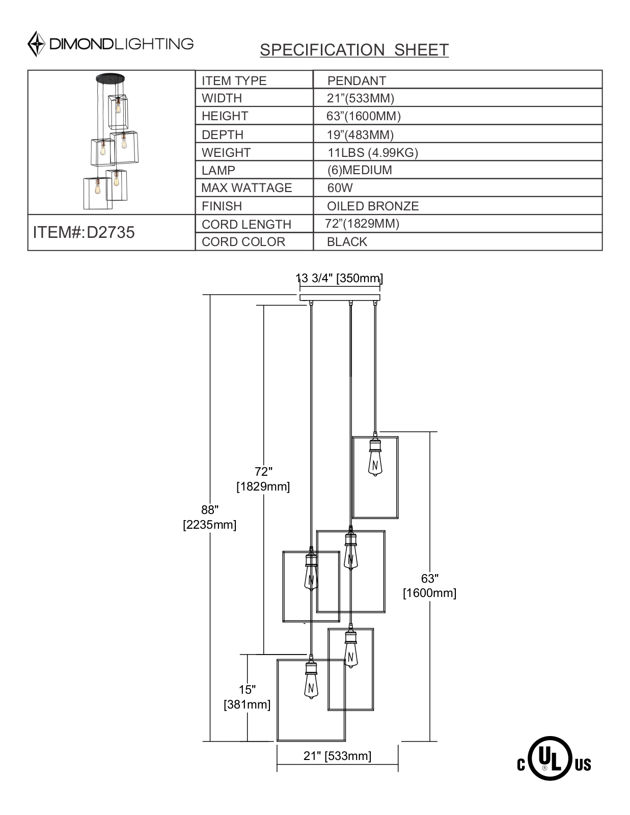 ELK Home D2735 User Manual